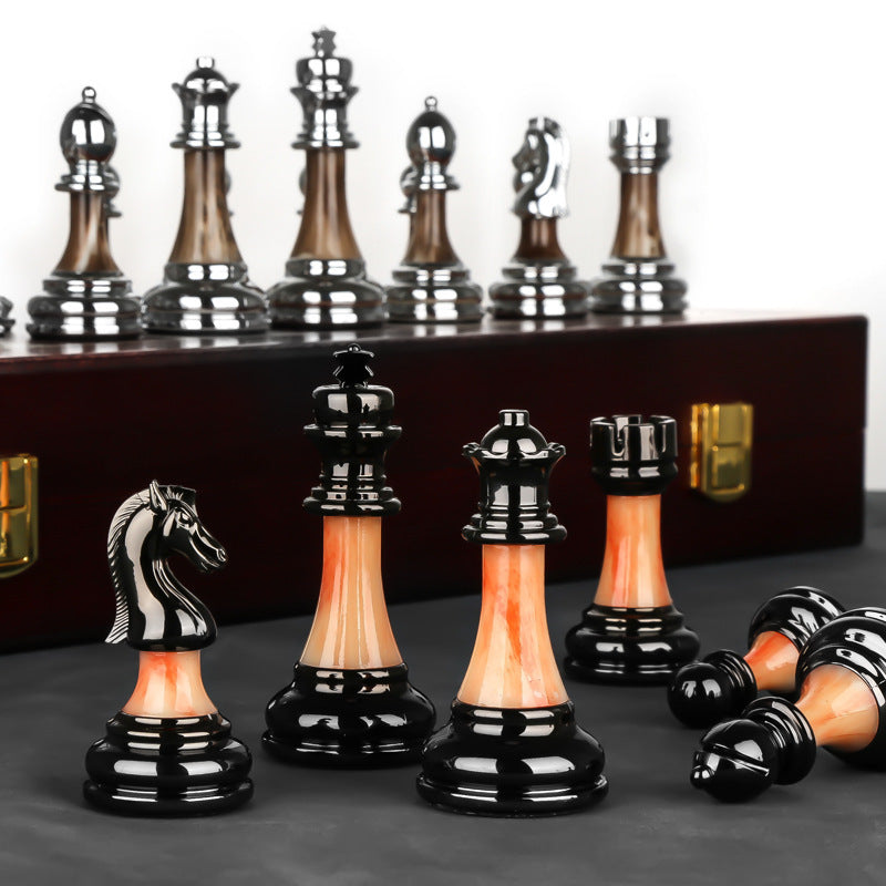 Coffret cadeau d'échecs haut de gamme