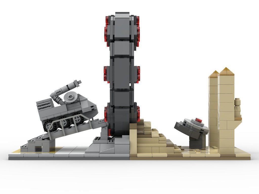 Moc-27131 Guerre Spatiale Stargate Commande Modèle Étoile Interstellaire Voyage Jouets Guerres Ensemble Jouets Enfants Cadeaux Blocs De Construction Jouets