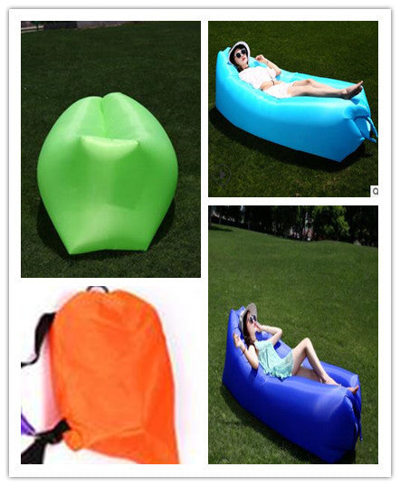 Sofá inflable Lazy Bag Camping Air Bed Lounger 