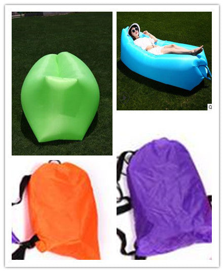 Sofá inflable Lazy Bag Camping Air Bed Lounger 