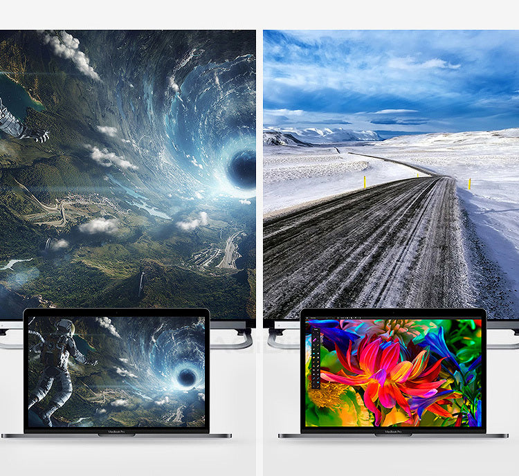 Hagibis USB 3,0 a HDMI, adaptador VGA compatible con 4K HD, multipantalla 2 en 1, convertidor compatible con USB a HDMI para sistema operativo Windows 7 8 0