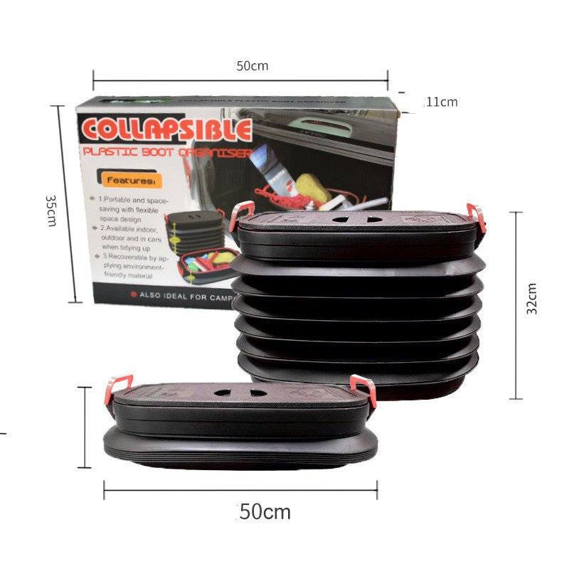 Poubelle de voiture rétractable multifonctionnelle, organisateur de poubelle, seau de stockage de pêche