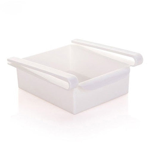 Support de rangement suspendu en plastique pour réfrigérateur, planches de rangement, fournitures de cuisine