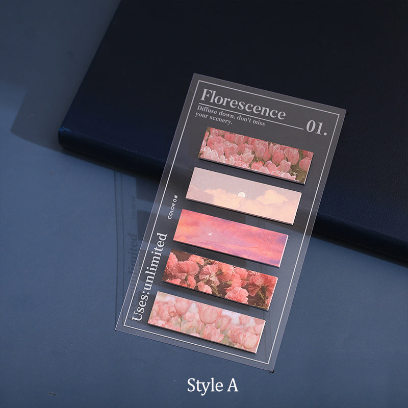 Mr. Paper Tape Sticky Note Universo Fragmento Serie Ins Paisaje Cuenta