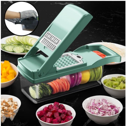 Artefacto para cortar verduras, cocina, fruta cortada en cubitos, patatas ralladas multifunción