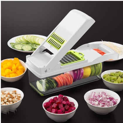 Artefacto para cortar verduras, cocina, fruta cortada en cubitos, patatas ralladas multifunción