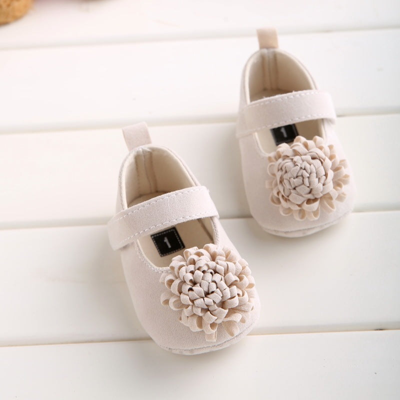 Zapatos para niños pequeños, zapatos de bebé femeninos, suela suave, serie princesa, zapatos de bebé