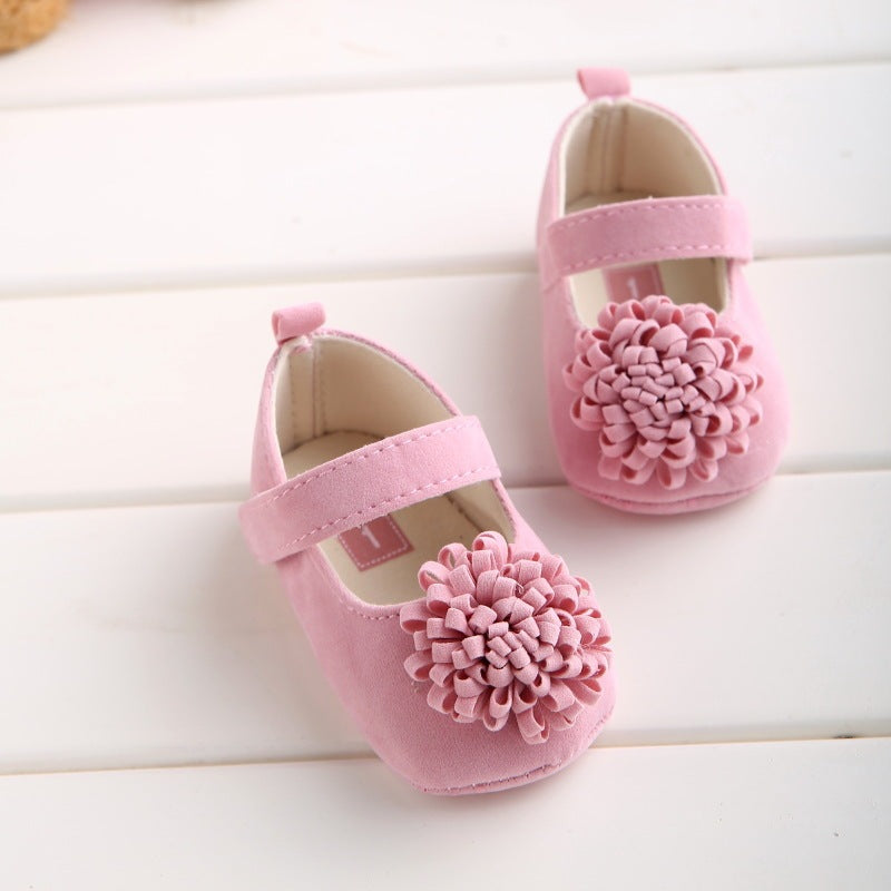 Zapatos para niños pequeños, zapatos de bebé femeninos, suela suave, serie princesa, zapatos de bebé
