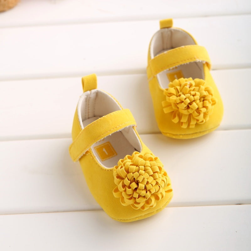 Zapatos para niños pequeños, zapatos de bebé femeninos, suela suave, serie princesa, zapatos de bebé