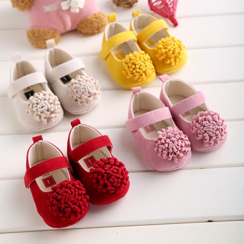 Zapatos para niños pequeños, zapatos de bebé femeninos, suela suave, serie princesa, zapatos de bebé