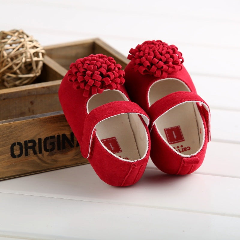 Zapatos para niños pequeños, zapatos de bebé femeninos, suela suave, serie princesa, zapatos de bebé