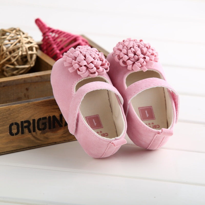 Zapatos para niños pequeños, zapatos de bebé femeninos, suela suave, serie princesa, zapatos de bebé