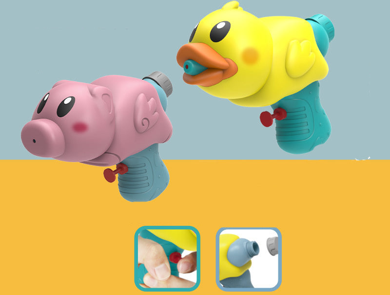 Niños Niños Jugando Con Pistola De Agua