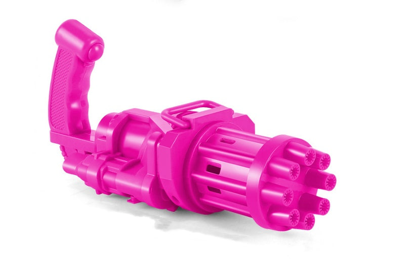 Machine à bulles de fleurs pour enfants, pistolet à bulles Gatling à huit trous, déesse pour enfants