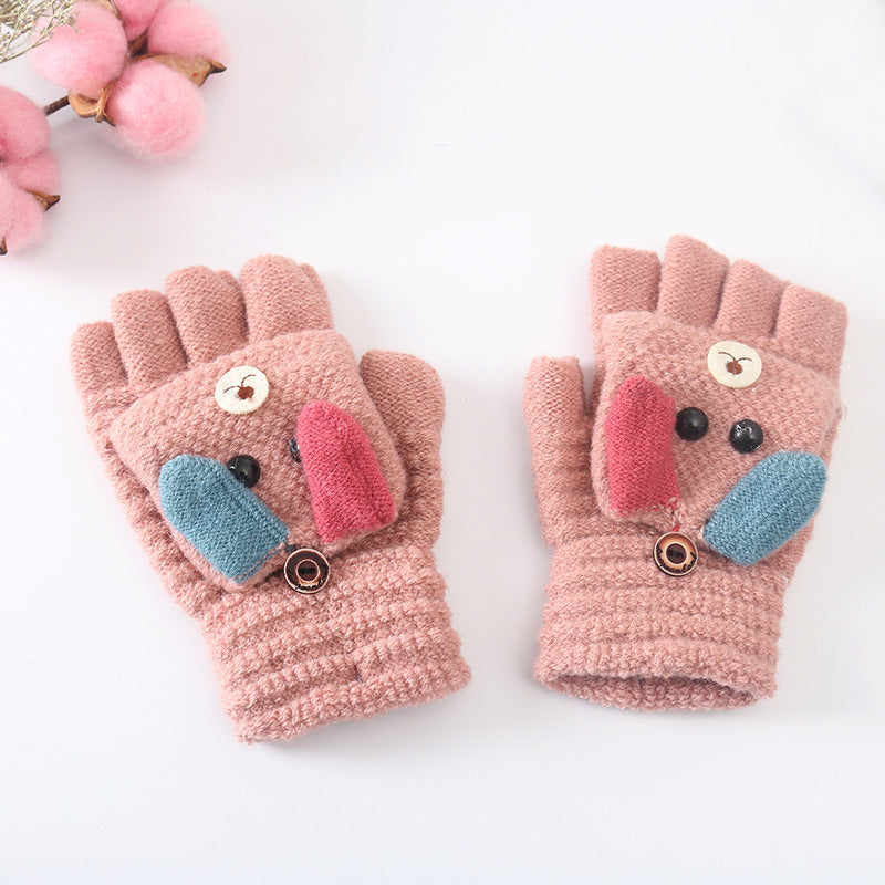 Nouveaux gants chauds pour enfants mignons dessin animé