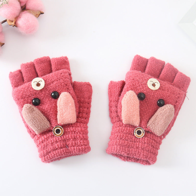 Nouveaux gants chauds pour enfants mignons dessin animé
