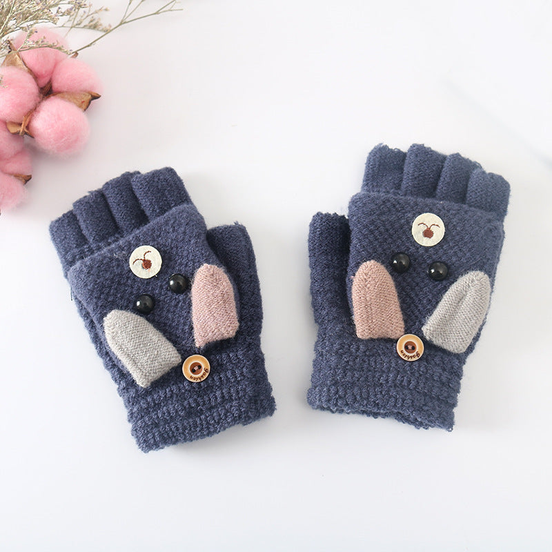 Nouveaux gants chauds pour enfants mignons dessin animé