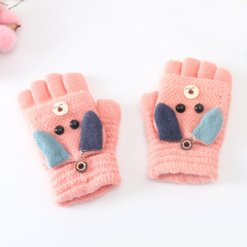 Nouveaux gants chauds pour enfants mignons dessin animé