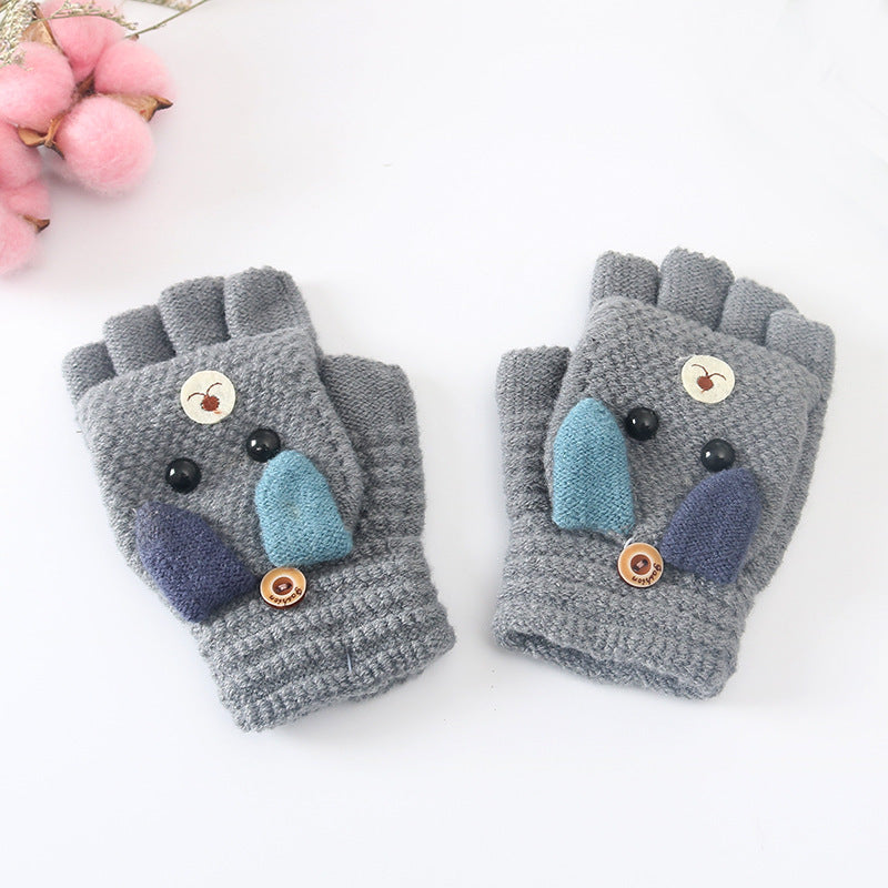 Nouveaux gants chauds pour enfants mignons dessin animé