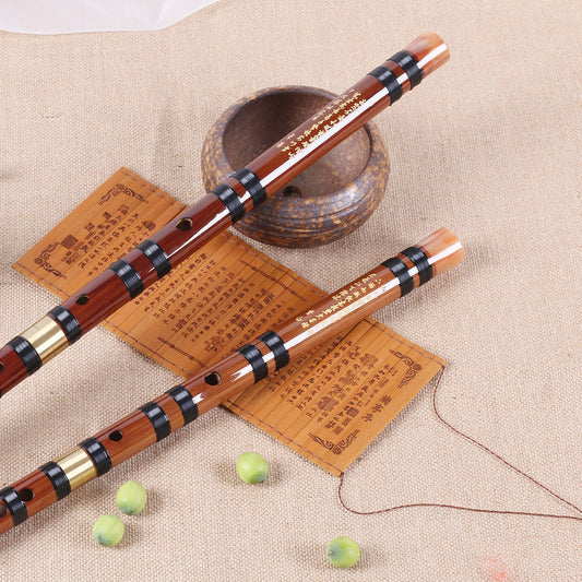 Flûte de bambou de haute qualité, Instruments de musique professionnels à vent en bois, clé CDEFG chinoise Dizi transversale Flauta 5 couleurs