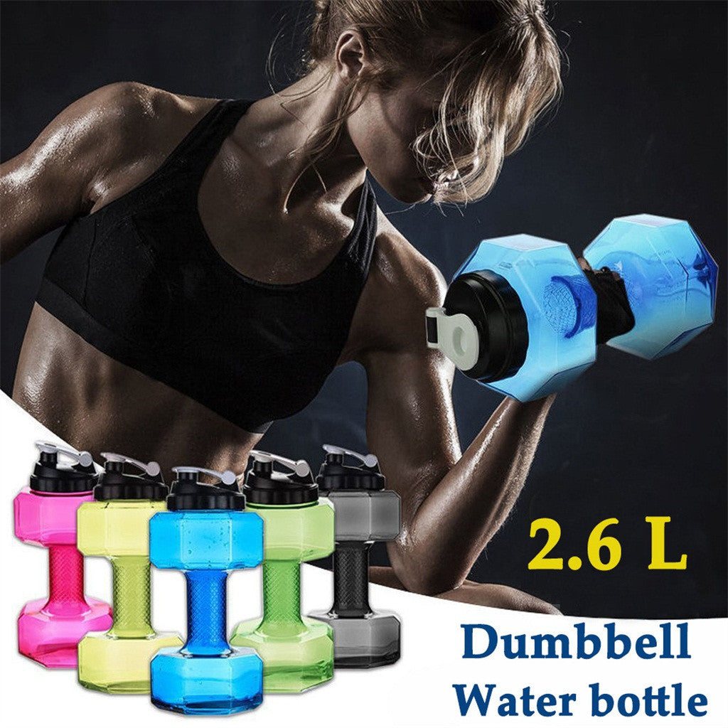 Fitness haltère tasse sport créatif bouteille d'eau hommes