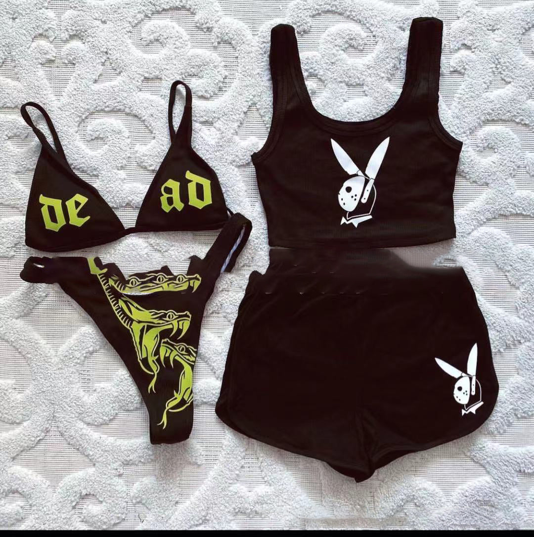 Maillot de bain européen et américain Sexy Bikini fendu maillot de bain femmes