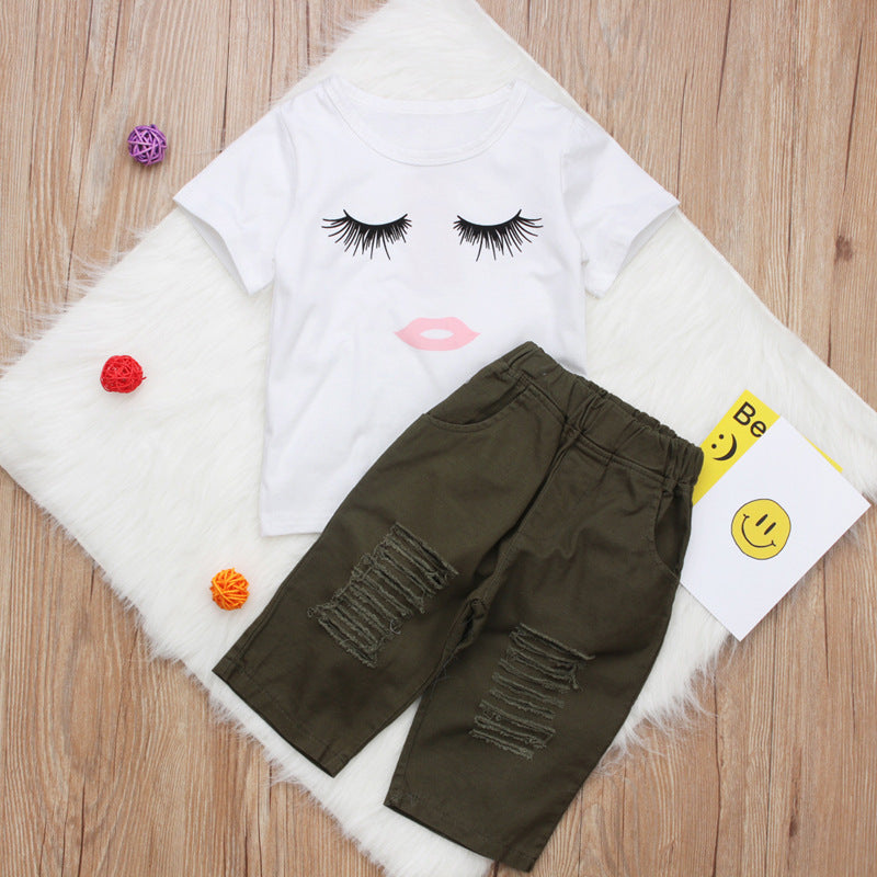 Pudcoco – ensemble pour petites filles de 6 mois à 4 ans, haut à cils, T-shirt, pantalon, Leggings, tenues, ensemble de vêtements