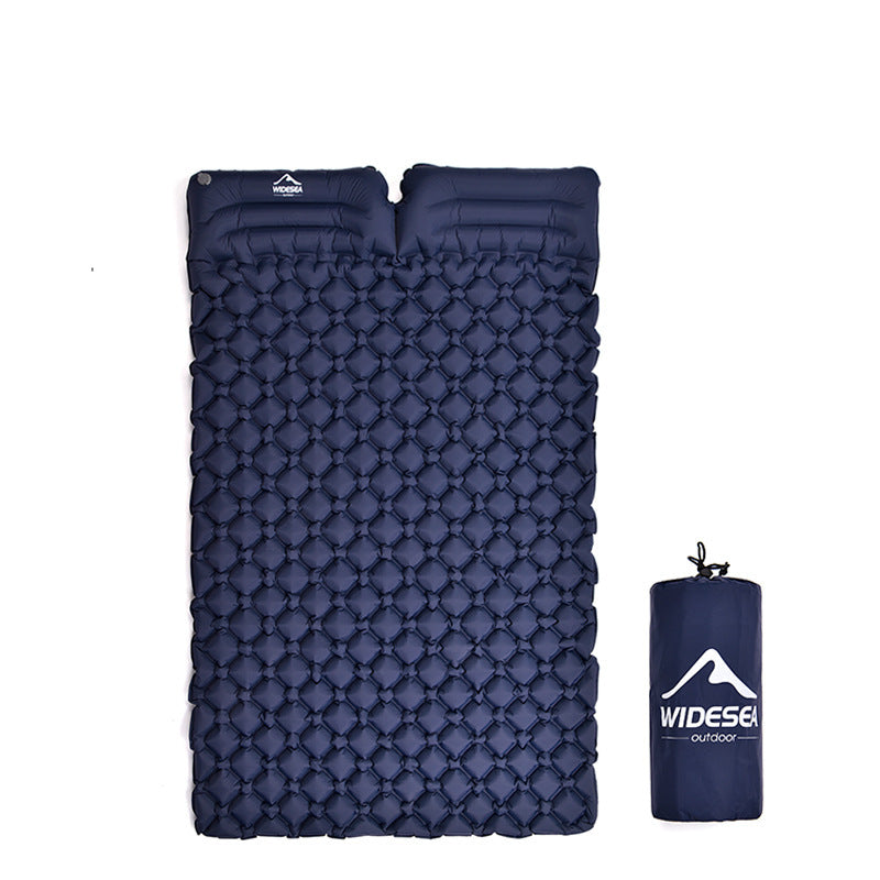 Tapis gonflable de Camping résistant à l'humidité, Double tapis Ultra-léger Portable, tapis d'air gonflable rapide