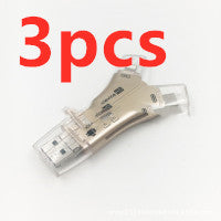 Lector de tarjetas de teléfono móvil TF SD multifuncional cuatro en uno universal