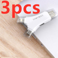 Lector de tarjetas de teléfono móvil TF SD multifuncional cuatro en uno universal