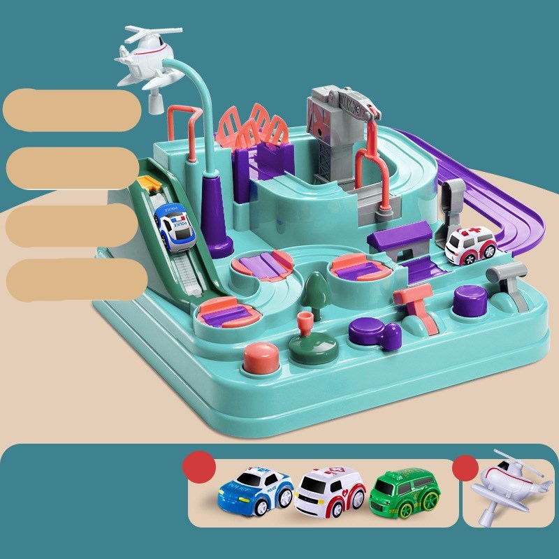 Jouets pour enfants pour le parking, piste de voiture, jouet pour enfants