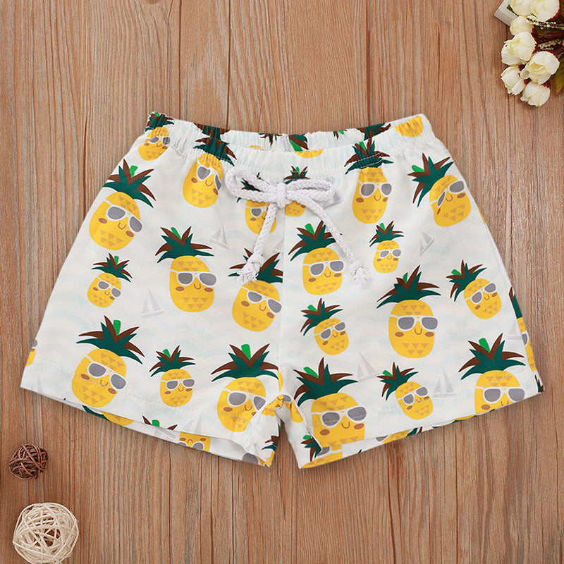 Pantalon décontracté pour enfants de plage imprimé de dessin animé explosif