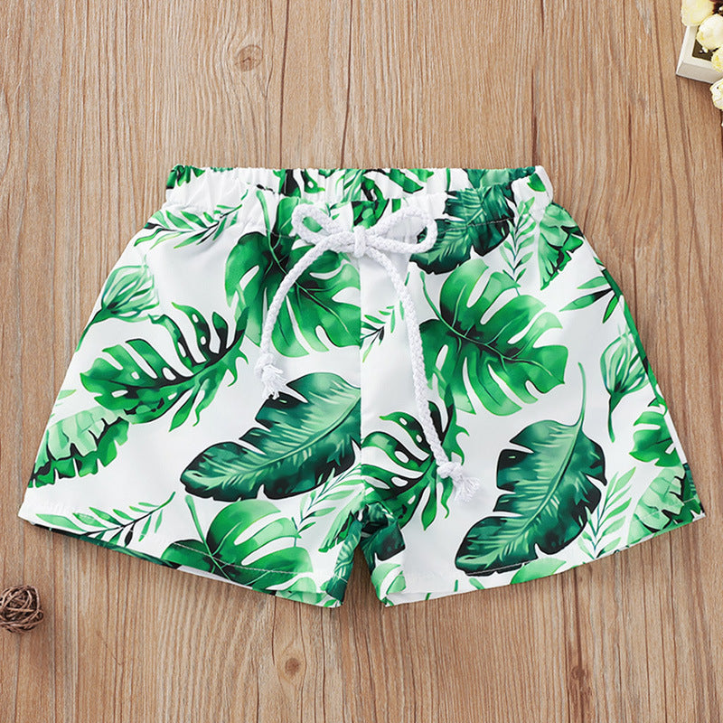 Pantalon décontracté pour enfants de plage imprimé de dessin animé explosif