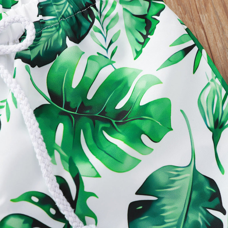 Pantalon décontracté pour enfants de plage imprimé de dessin animé explosif