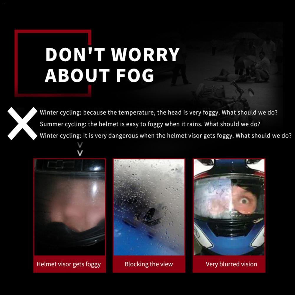 Film Anti-buée pour lentille de casque de moto, autocollants Anti-buée valables 60 mois, matériaux importés du japon