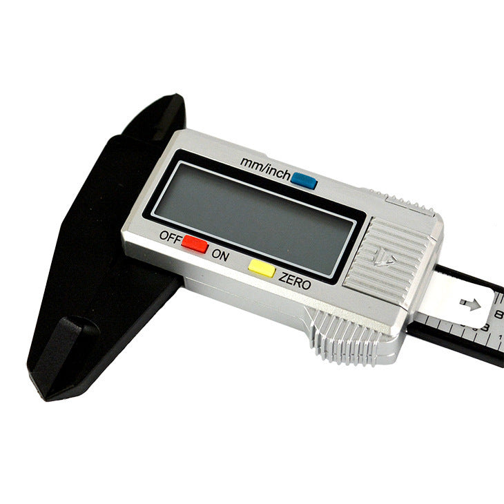 Calibrador Digital Vernier De Carcasa De Metal,.Pinza De Acero Inoxidable, Digital,.Micrometro De Calibre De Fibra De Carbono.0-150Mm.6