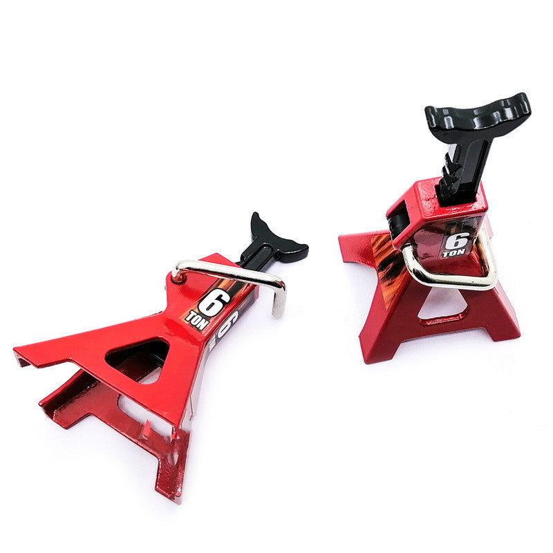 Modèle de voiture 6 tonnes 3 tonnes Simulation Jack Mini cadre de réparation en métal hauteur réglable manuellement