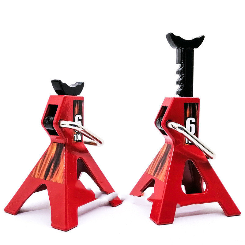 Modèle de voiture 6 tonnes 3 tonnes Simulation Jack Mini cadre de réparation en métal hauteur réglable manuellement