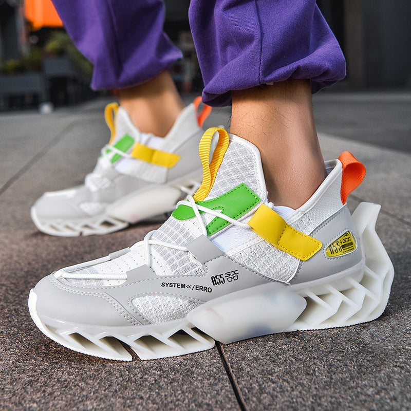 Chaussures de printemps pour hommes, nouvelles chaussures à lame, chaussures de course à absorption des chocs, chaussures de sport respirantes d'été, une génération
