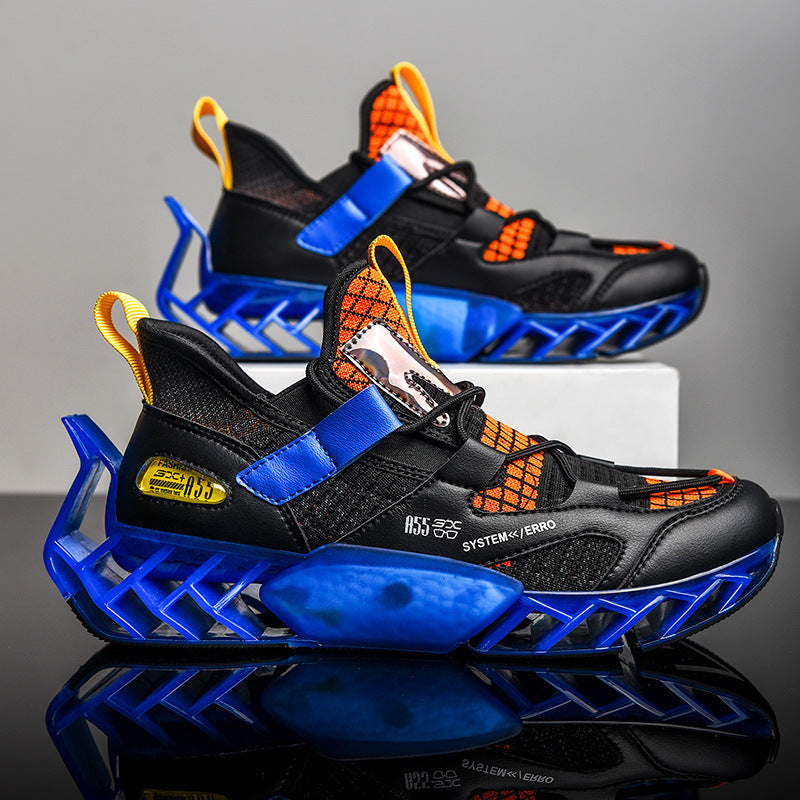Chaussures de printemps pour hommes, nouvelles chaussures à lame, chaussures de course à absorption des chocs, chaussures de sport respirantes d'été, une génération