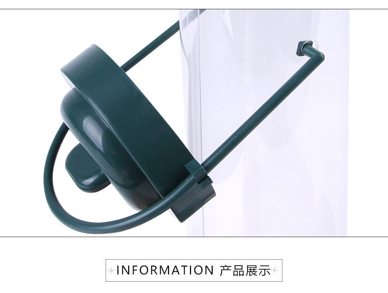 Mangeoire pour oiseaux pour animaux de compagnie, Station d'alimentation suspendue en plastique pour jardin, distributeur de nourriture pour oiseaux, mangeoires pour décoration de jardin d'arbre en plein air