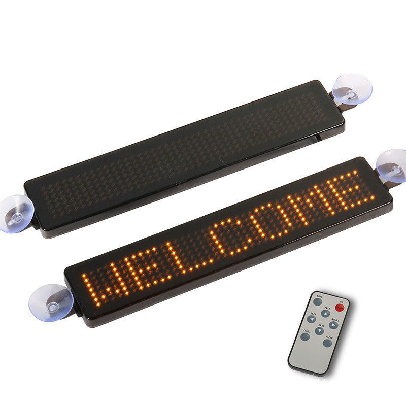 Écran de voiture Led anglais Z741, télécommande, fenêtre arrière de voiture, lecture publicitaire, écran de voiture Led