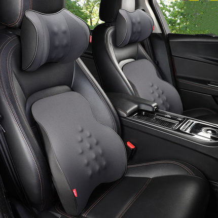 Appui-tête électrique de voiture, siège de voiture, coussin lombaire électrique, mousse à mémoire de forme, soutien lombaire, appui-tête de Massage, ensemble de coussins lombaires