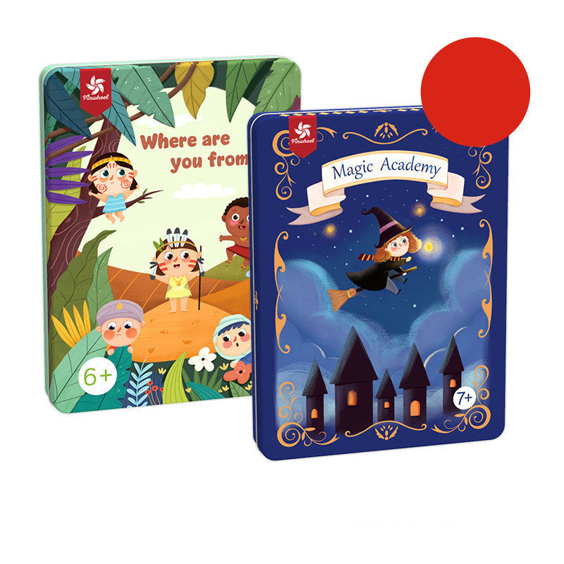 Pegamento magnético Butt Bump razonamiento lógica juego de mesa juguete para niños