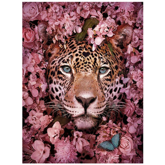 Pintura Diamante 5D Leopardina