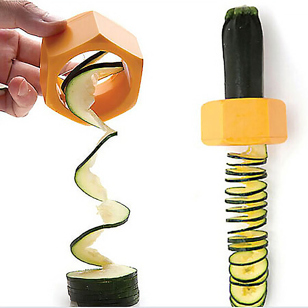 Utensilios de cocina, cuchillo en espiral, cortador de verduras, accesorio de cocina, rebanador de pepino