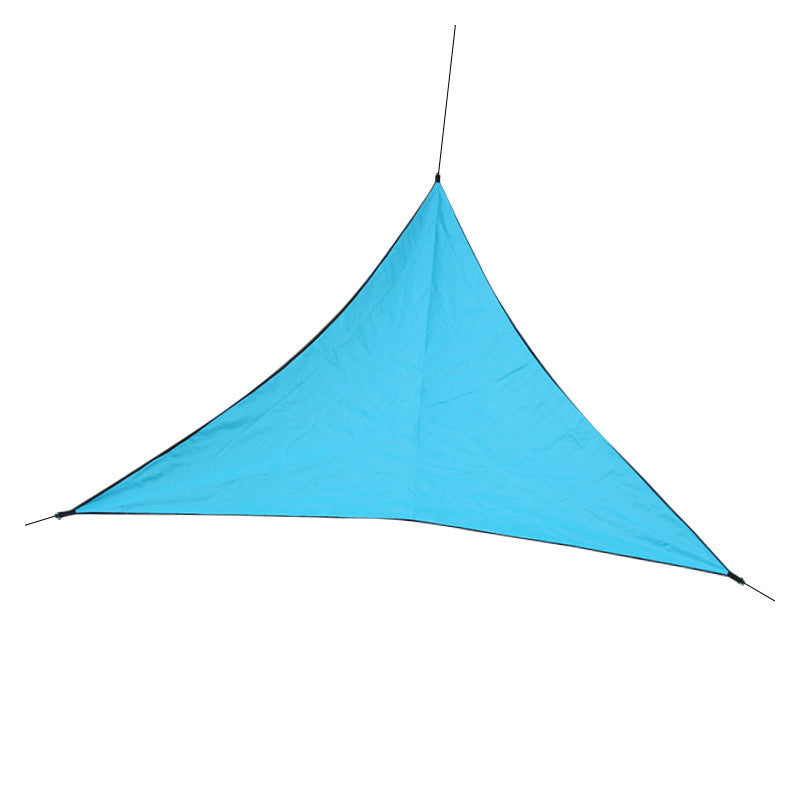 Auvent triangulaire Anti-UV étanche, abri solaire de Patio, pare-soleil d'extérieur pour jardin, Camping, tentes de piscine