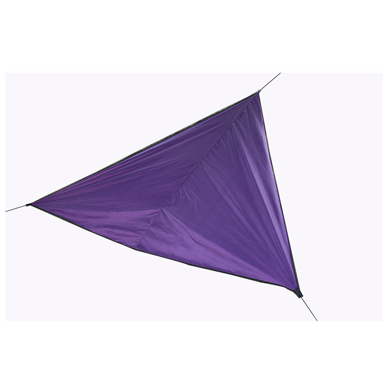 Auvent triangulaire Anti-UV étanche, abri solaire de Patio, pare-soleil d'extérieur pour jardin, Camping, tentes de piscine