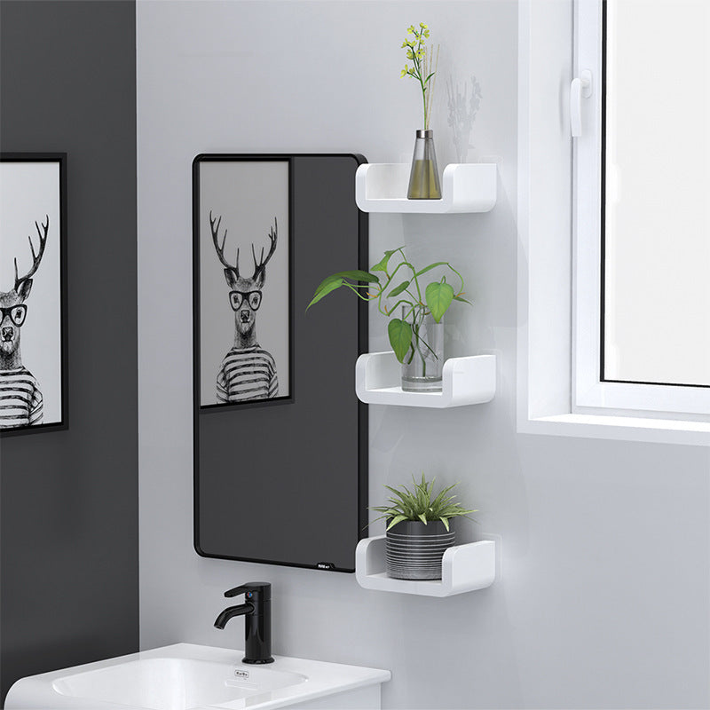 Étagères de salle de bain, cintres muraux de toilettes, étagères de toilettes, étagères de rangement, étagères imperméables de douche, organisateurs