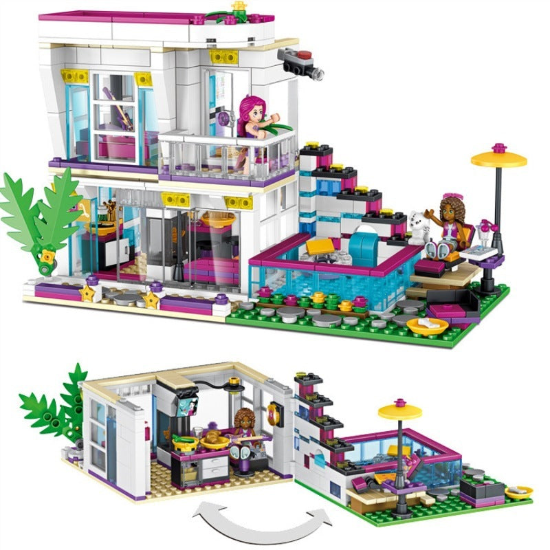 Blocs de construction Big Singer Liwei Home House